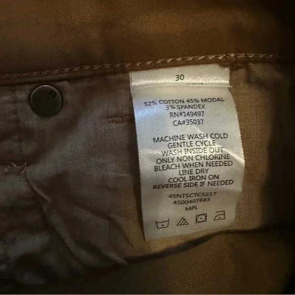 NWT Joe’s Jeans Callie Exposed Button Fly high rise cropped boot maple size 30 - Picture 9 of 10